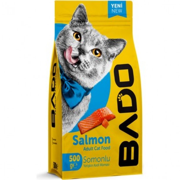 BADO KEDİ MAMASI 500GR SOMONLU BADO KEDİ MAMASI 500GR SOMONLU