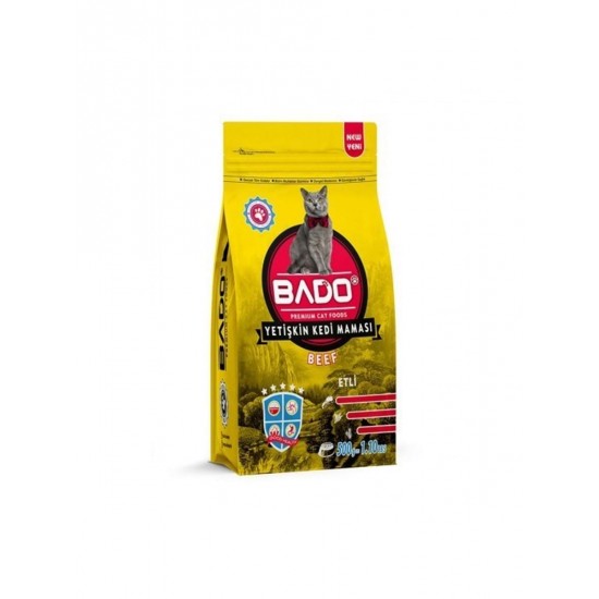 BADO KEDİ MAMASI 500GR ETLİ BADO KEDİ MAMASI 500GR ETLİ